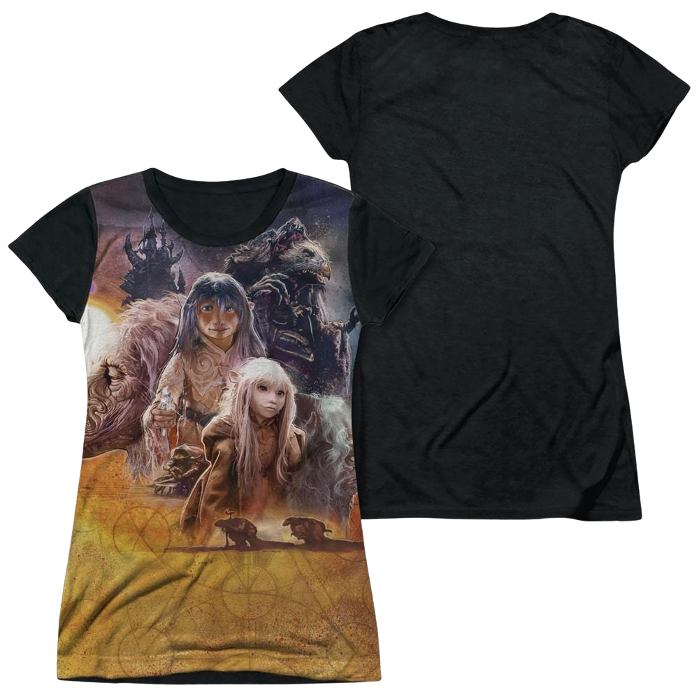Dark Crystal, The Painted Poster - Juniors Black Back T-Shirt Juniors Black Back T-Shirt Dark Crystal