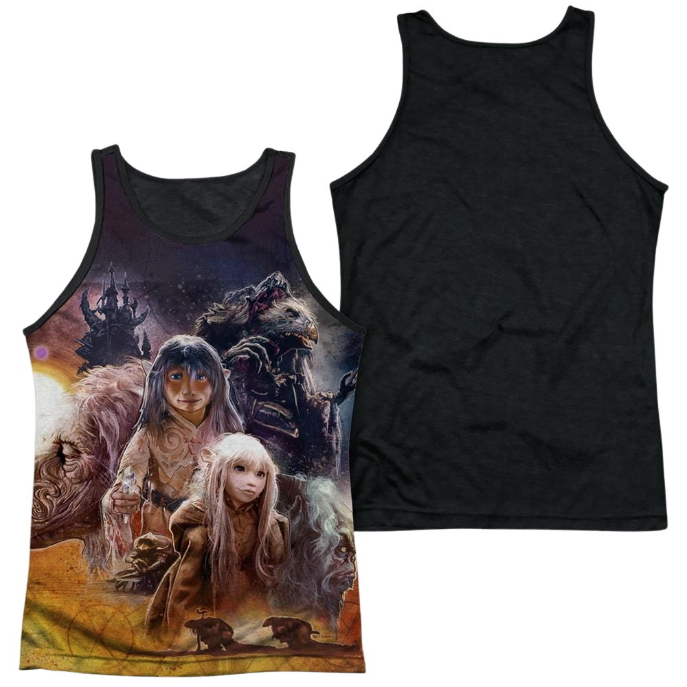 Dark Crystal, The Painted Poster - Men's Black Back Tank Top Men's Black Back Tank Dark Crystal
