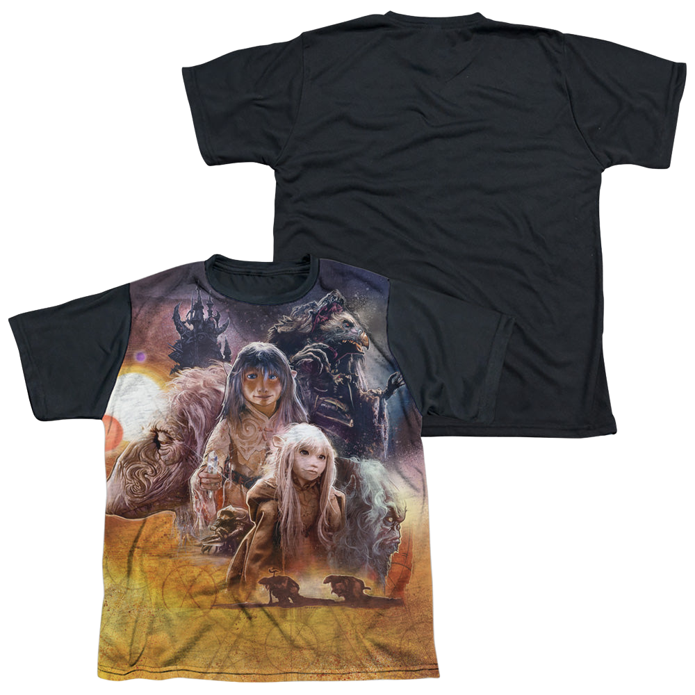 Dark Crystal, The Painted Poster - Youth Black Back T-Shirt Youth Black Back T-Shirt (Ages 8-12) Dark Crystal