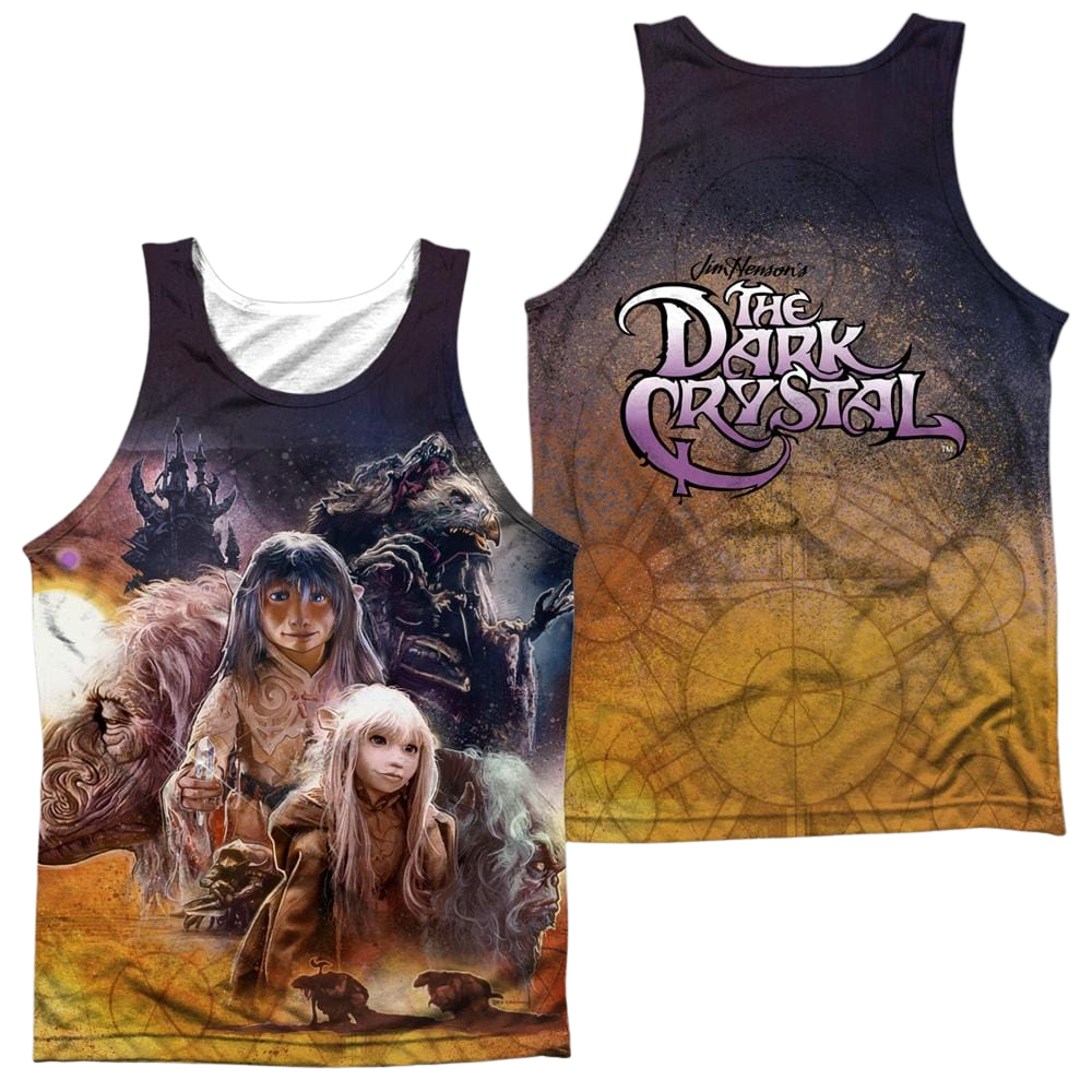 Dark Crystal, The Painted Poster (Front/Back Print) - Men's All Over Print Tank Top Men's All Over Print Tank Dark Crystal