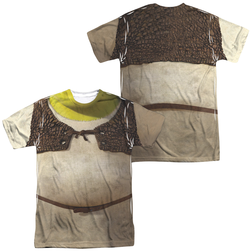 Shrek Costume (Front/Back Print) - Men's All-Over Print T-Shirt Men's All-Over Print T-Shirt Shrek
