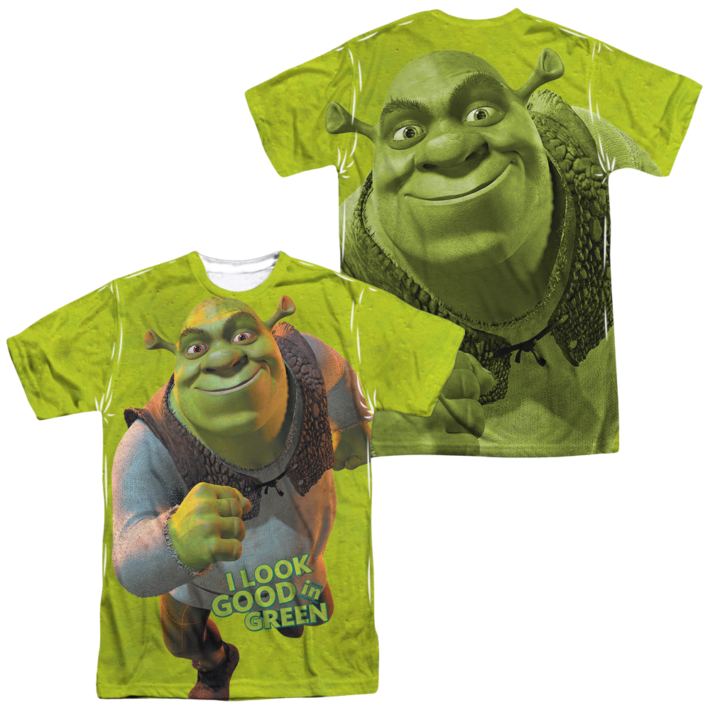 Shrek Trio (Front/Back Print) - Men's All-Over Print T-Shirt Men's All-Over Print T-Shirt Shrek