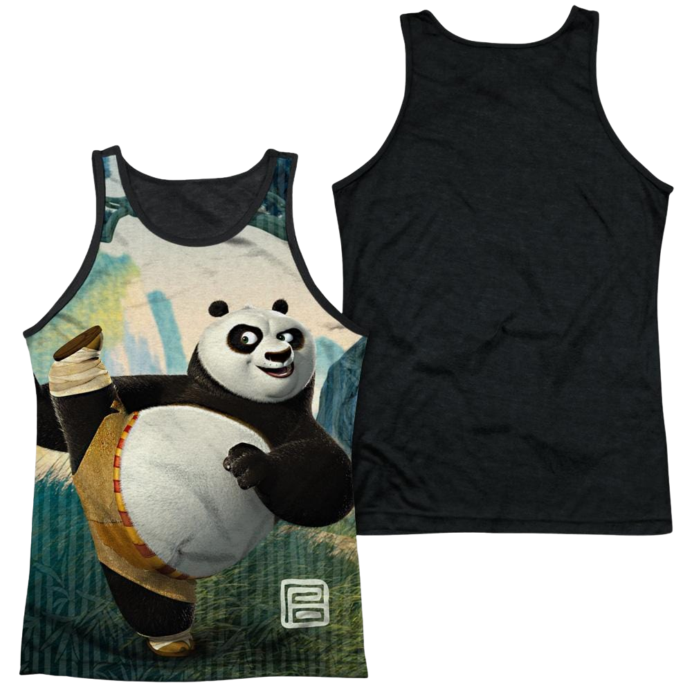 Kung Fu Panda Training Men's Black Back Tank Men's Black Back Tank Kung-Fu Panda
