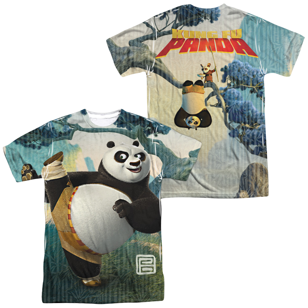 Kung Fu Panda Training Men's All Over Print T-Shirt