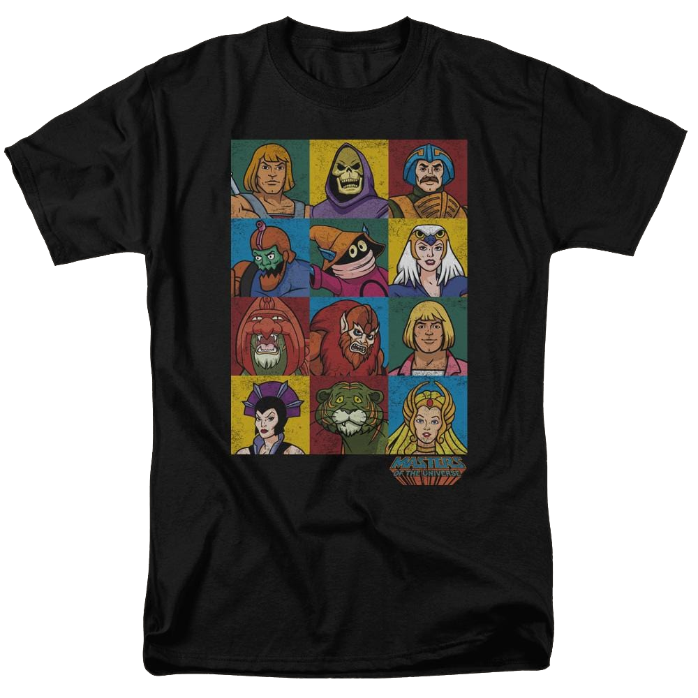 Masters of the Universe Character Heads Men's Regular Fit T-Shirt Men's Regular Fit T-Shirt Masters of the Universe