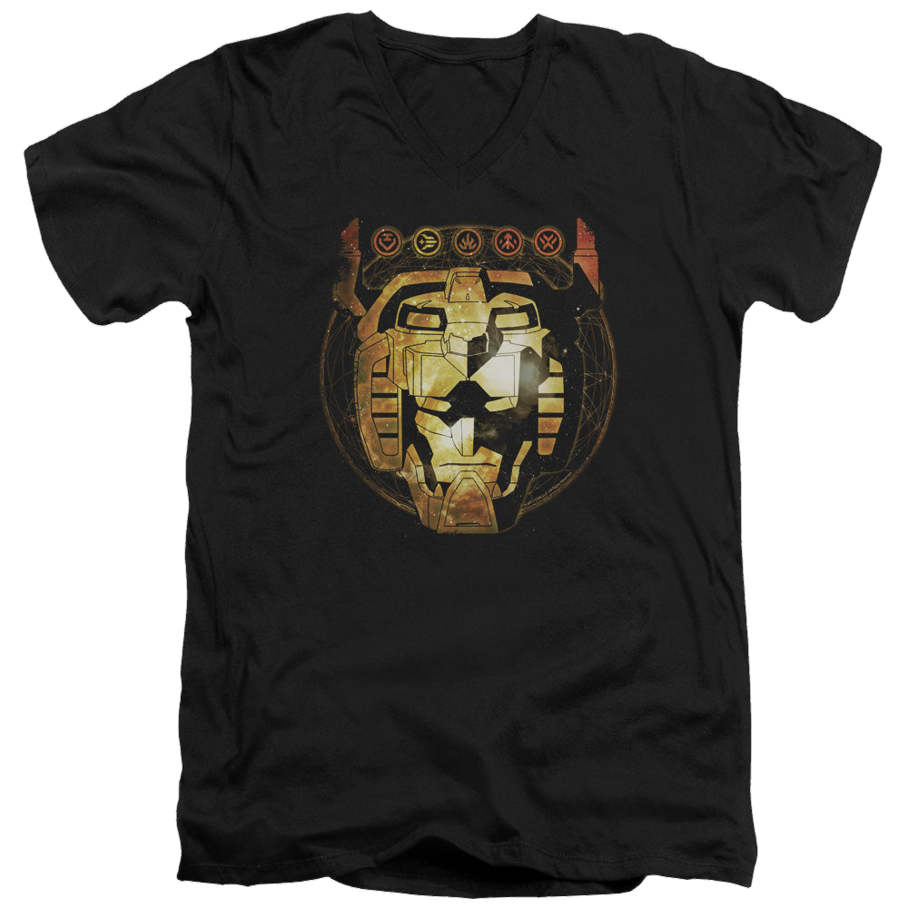 Voltron Legendary Defender Head Space - Men's V-Neck T-Shirt Men's V-Neck T-Shirt Voltron