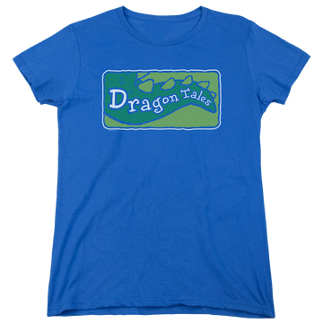 Royal women's t-shirt with Dragon Tales Logo Clean graphic