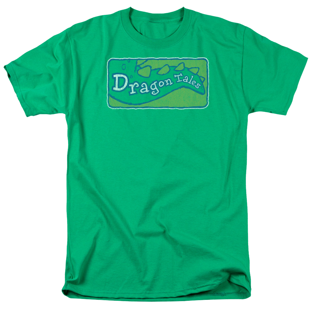Dragon Tales Logo Distressed - Men's Regular Fit T-Shirt Men's Regular Fit T-Shirt Dragon Tales