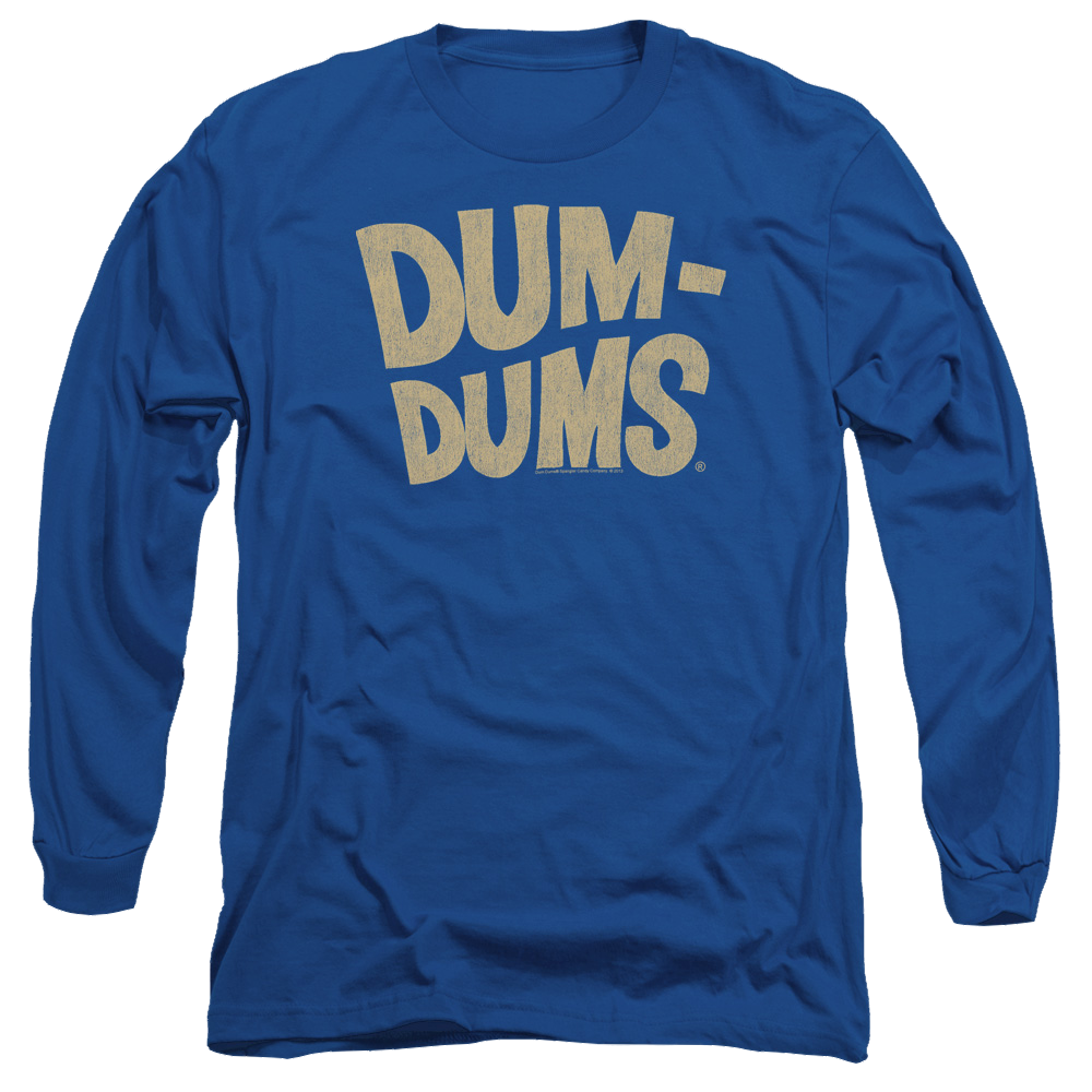 Dum Dums Distressed Logo - Men's Long Sleeve T-Shirt Men's Long Sleeve T-Shirt Dum Dums