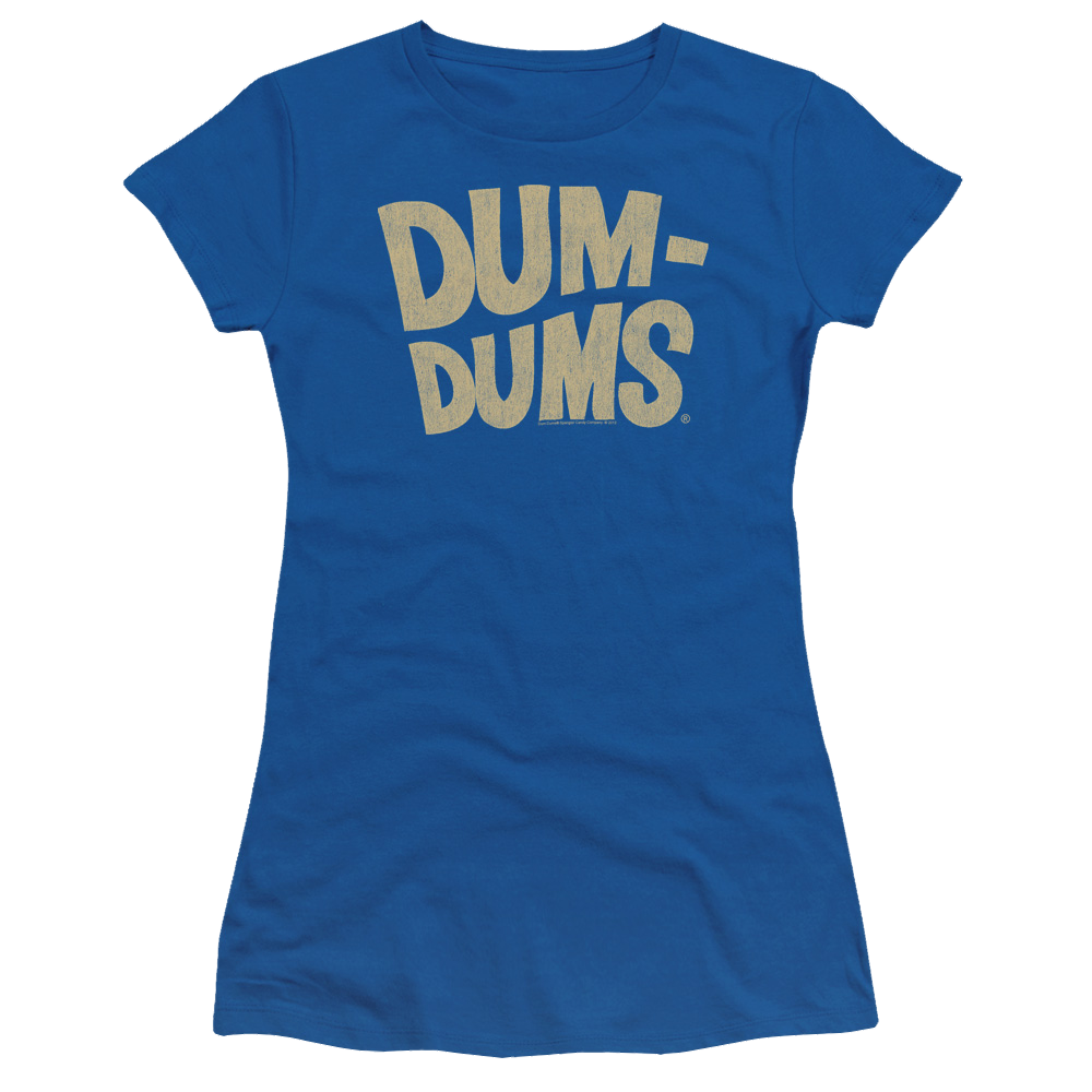 Dum Dums Distressed Logo - Juniors T-Shirt Juniors T-Shirt Dum Dums