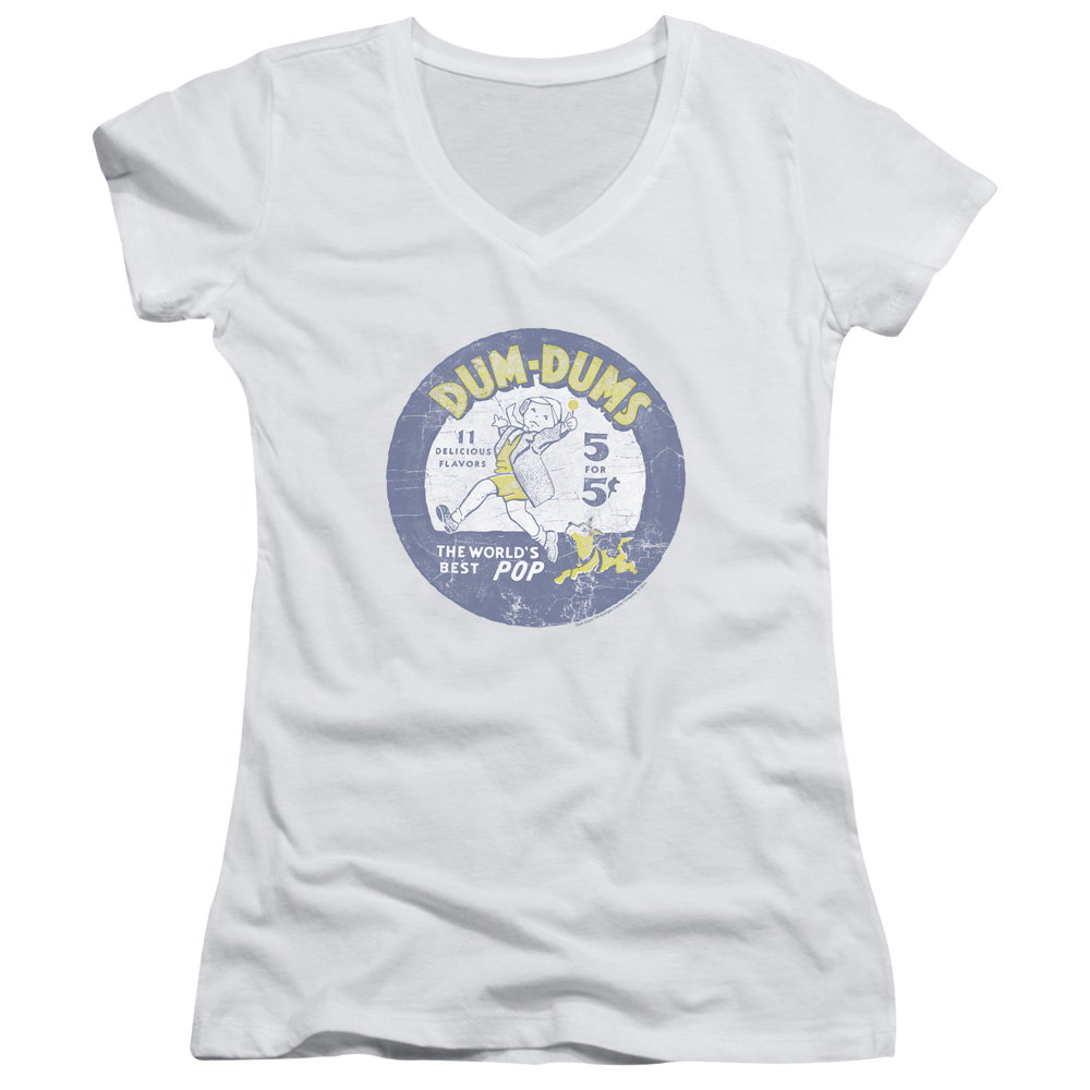 Dum Dums Pop Parade - Juniors V-Neck T-Shirt Juniors V-Neck T-Shirt Dum Dums