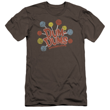 Dum Dums Original Pops Premium Adult Slim Fit T-Shirt Men's Premium Slim Fit T-Shirt Dum Dums
