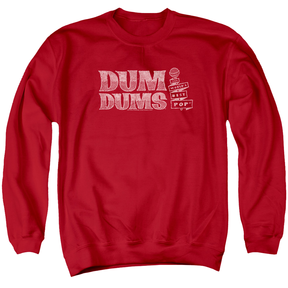 Dum Dums World's Best - Men's Crewneck Sweatshirt Men's Crewneck Sweatshirt Dum Dums