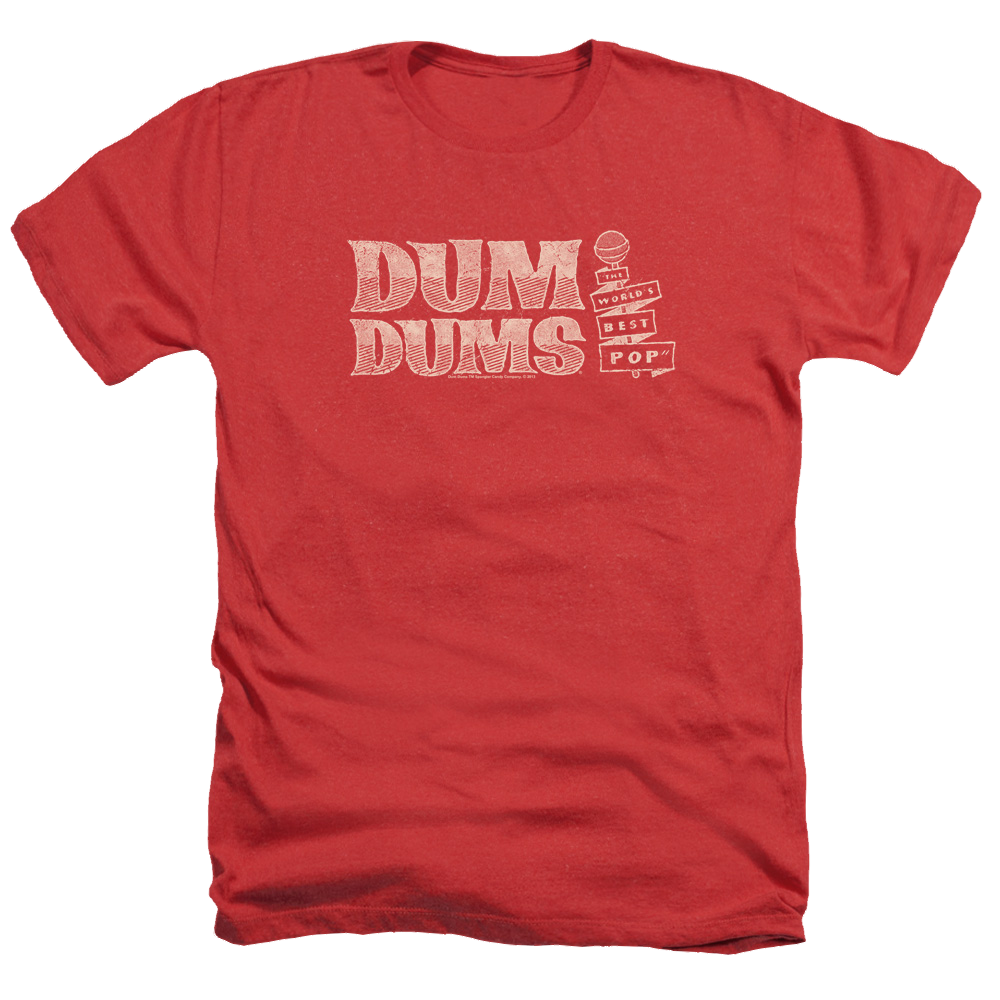 Dum Dums Worlds Best - Men's Heather T-Shirt Men's Heather T-Shirt Dum Dums