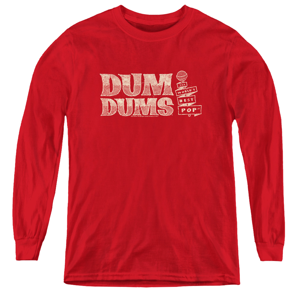 Dum-Dums Worlds Best - Youth Long Sleeve T-Shirt Youth Long Sleeve T-Shirt Dum Dums