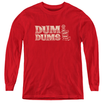 Dum-Dums Worlds Best - Youth Long Sleeve T-Shirt Youth Long Sleeve T-Shirt Dum Dums