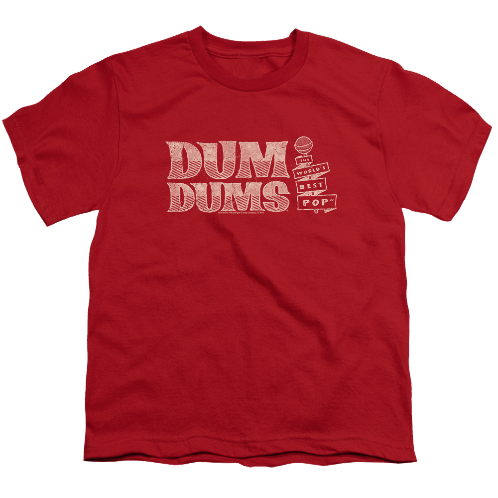 Dum Dums Worlds Best - Youth T-Shirt (Ages 8-12) Youth T-Shirt (Ages 8-12) Dum Dums
