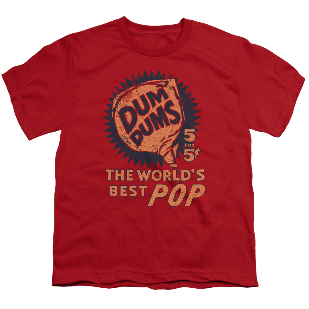 Dum Dums 5 For 5 - Youth T-Shirt (Ages 8-12) Youth T-Shirt (Ages 8-12) Dum Dums
