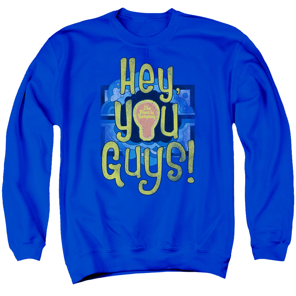 Electric Company Hey You Guys - Men's Crewneck Sweatshirt Men's Crewneck Sweatshirt Electric Company