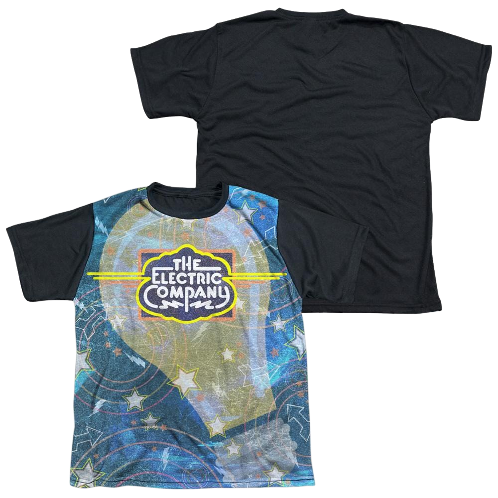 Electric Company Electrifying - Youth Black Back T-Shirt (Ages 8-12) Youth Black Back T-Shirt (Ages 8-12) Electric Company