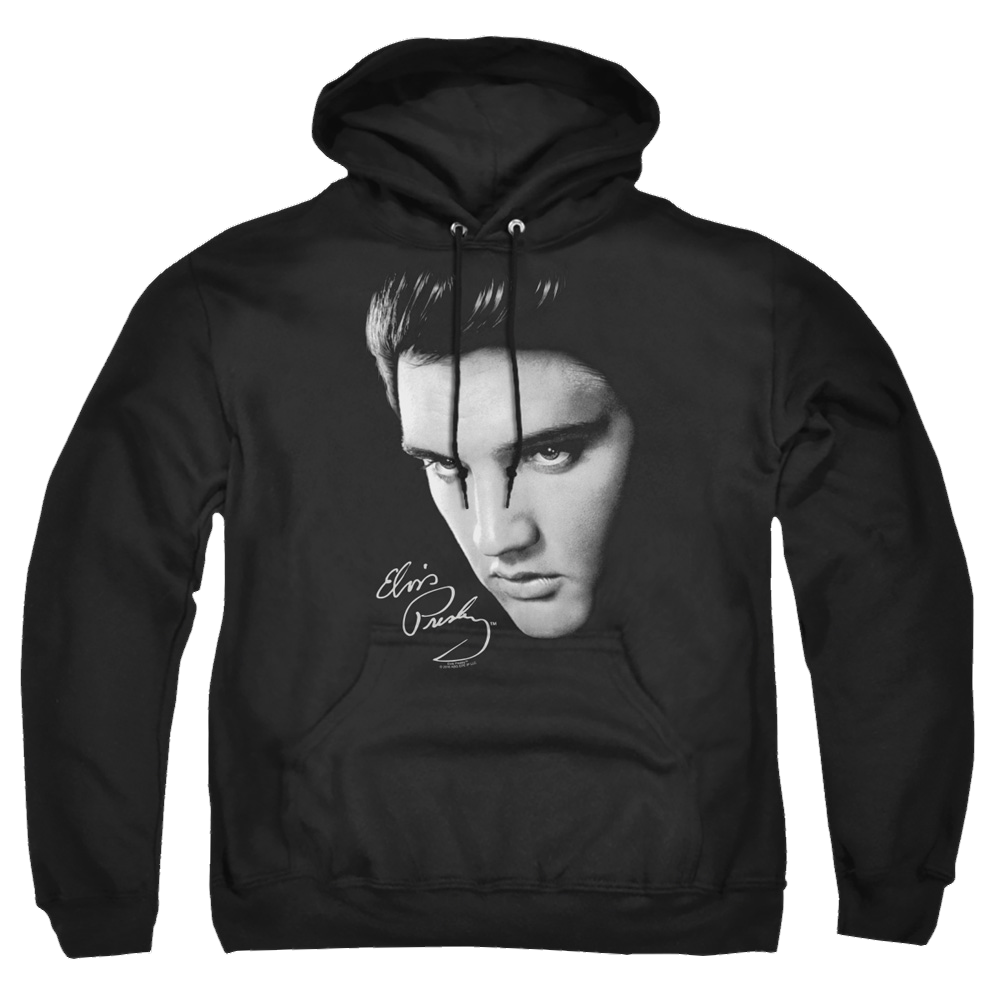 Elvis Presley Face - Pullover Hoodie Pullover Hoodie Elvis Presley