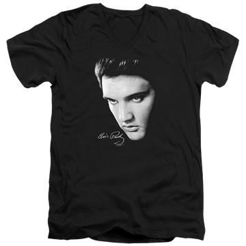 Elvis Presley Face - Men's V-Neck T-Shirt Men's V-Neck T-Shirt Elvis Presley