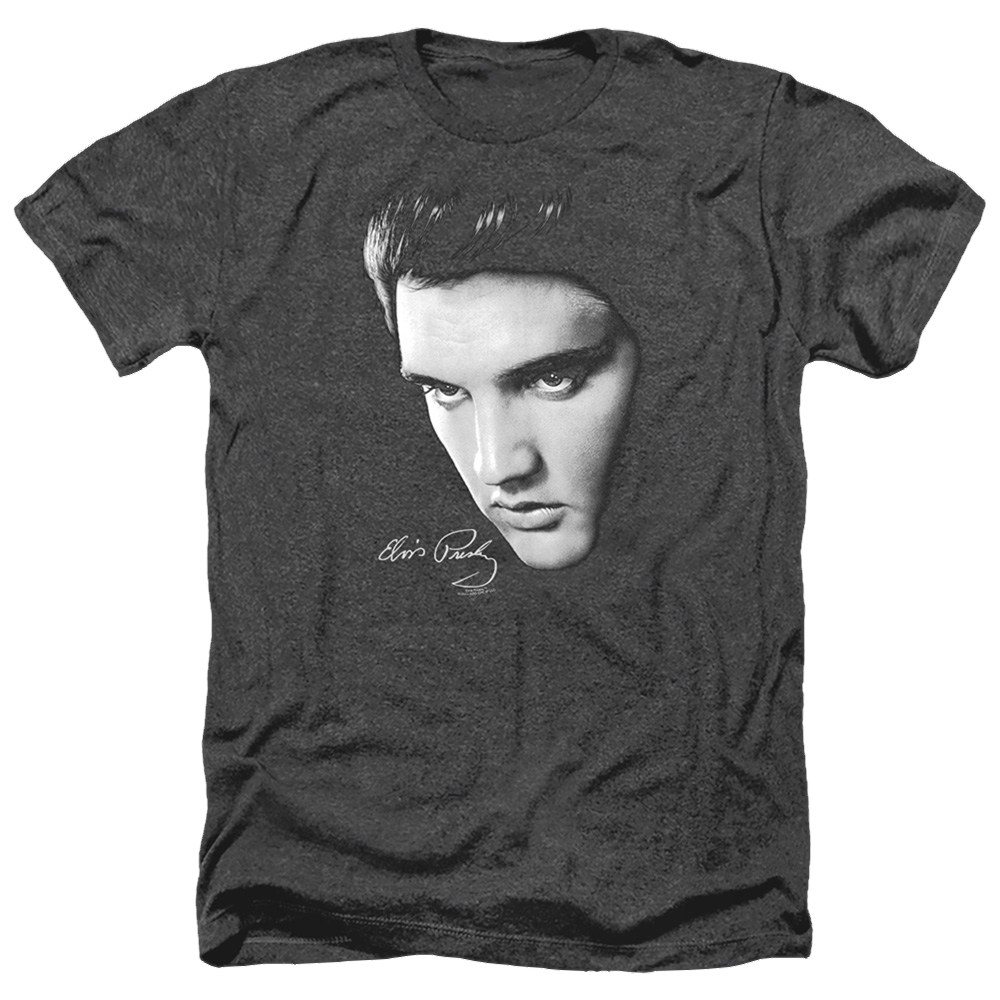 Elvis Presley Face - Men's Heather T-Shirt Men's Heather T-Shirt Elvis Presley