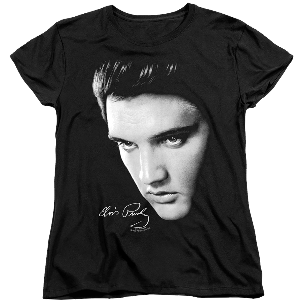 Elvis Presley Face - Women's T-Shirt Women's T-Shirt Elvis Presley