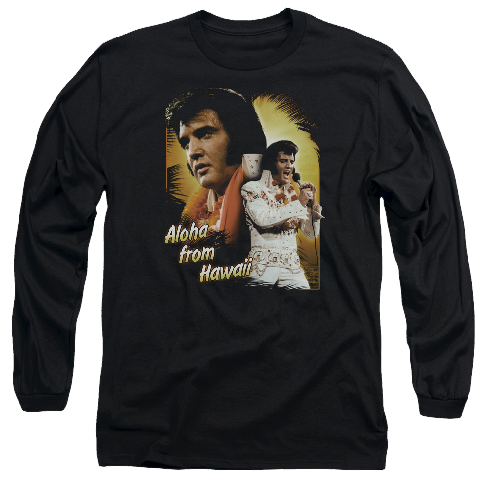 Elvis Presley Aloha - Men's Long Sleeve T-Shirt Men's Long Sleeve T-Shirt Elvis Presley