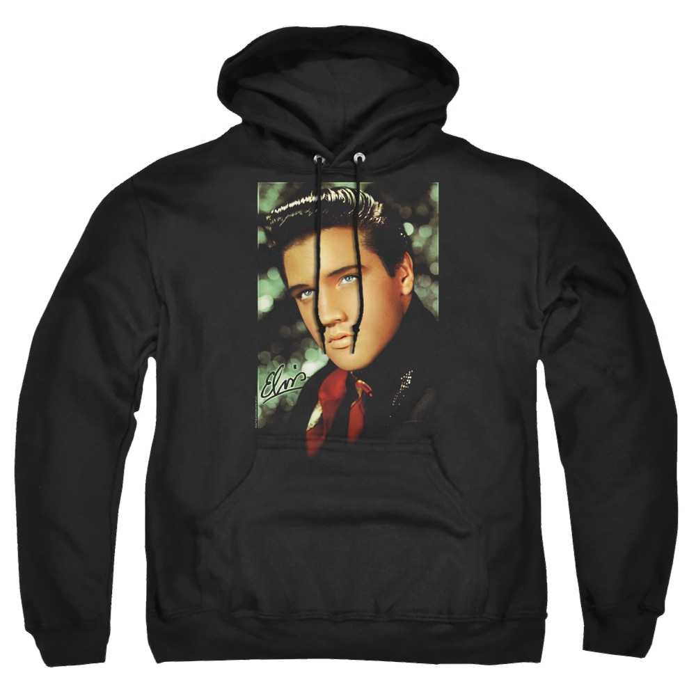 Elvis Presley Red Scarf - Pullover Hoodie Pullover Hoodie Elvis Presley
