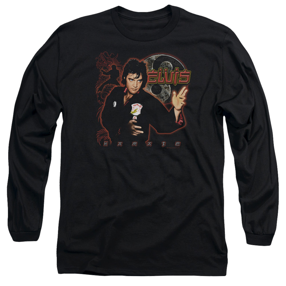 Elvis Presley Karate - Men's Long Sleeve T-Shirt Men's Long Sleeve T-Shirt Elvis Presley
