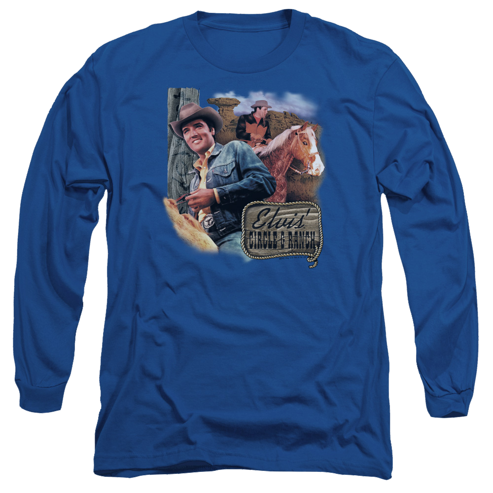 Elvis Presley Ranch - Men's Long Sleeve T-Shirt Men's Long Sleeve T-Shirt Elvis Presley