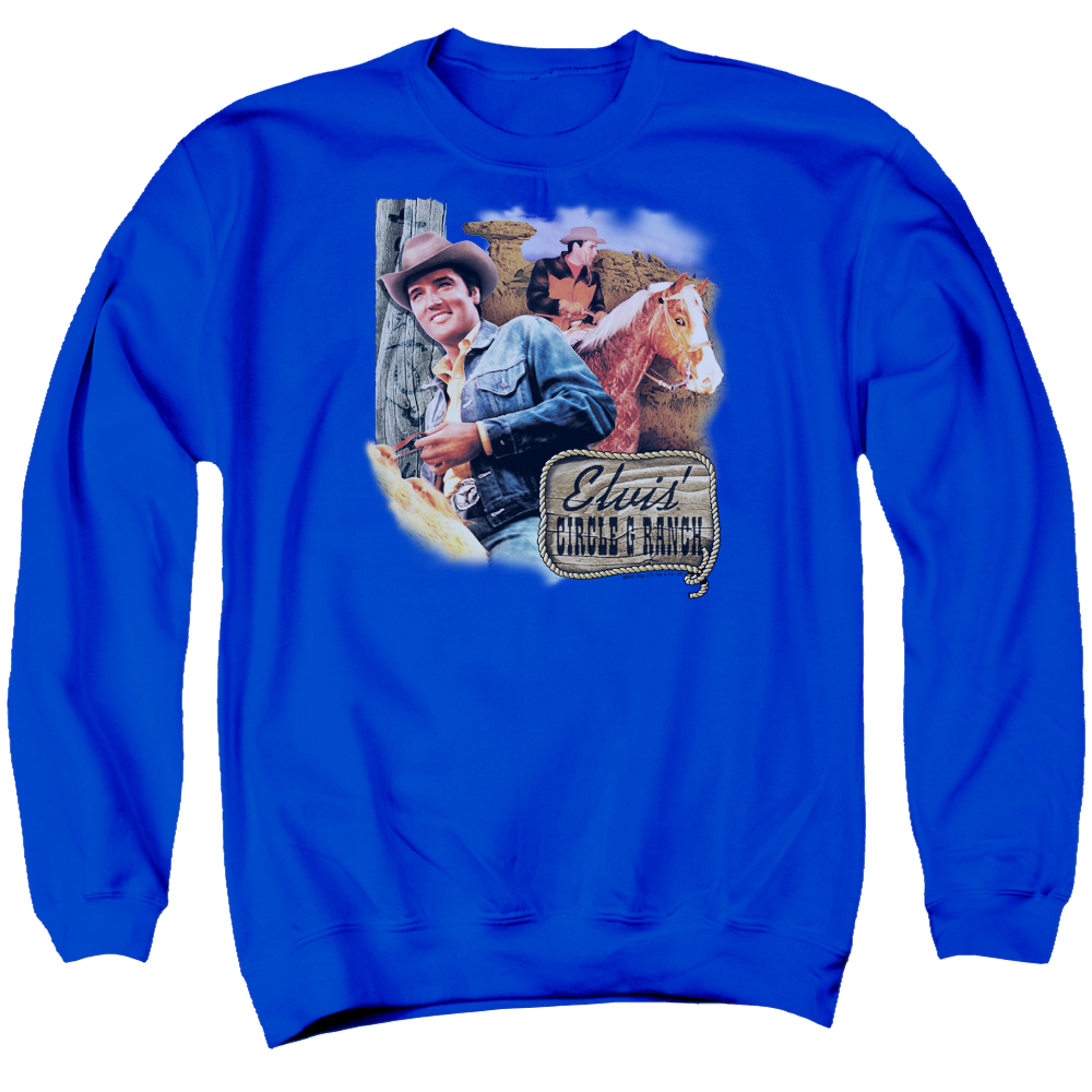 Elvis Presley Ranch - Men's Crewneck Sweatshirt Men's Crewneck Sweatshirt Elvis Presley