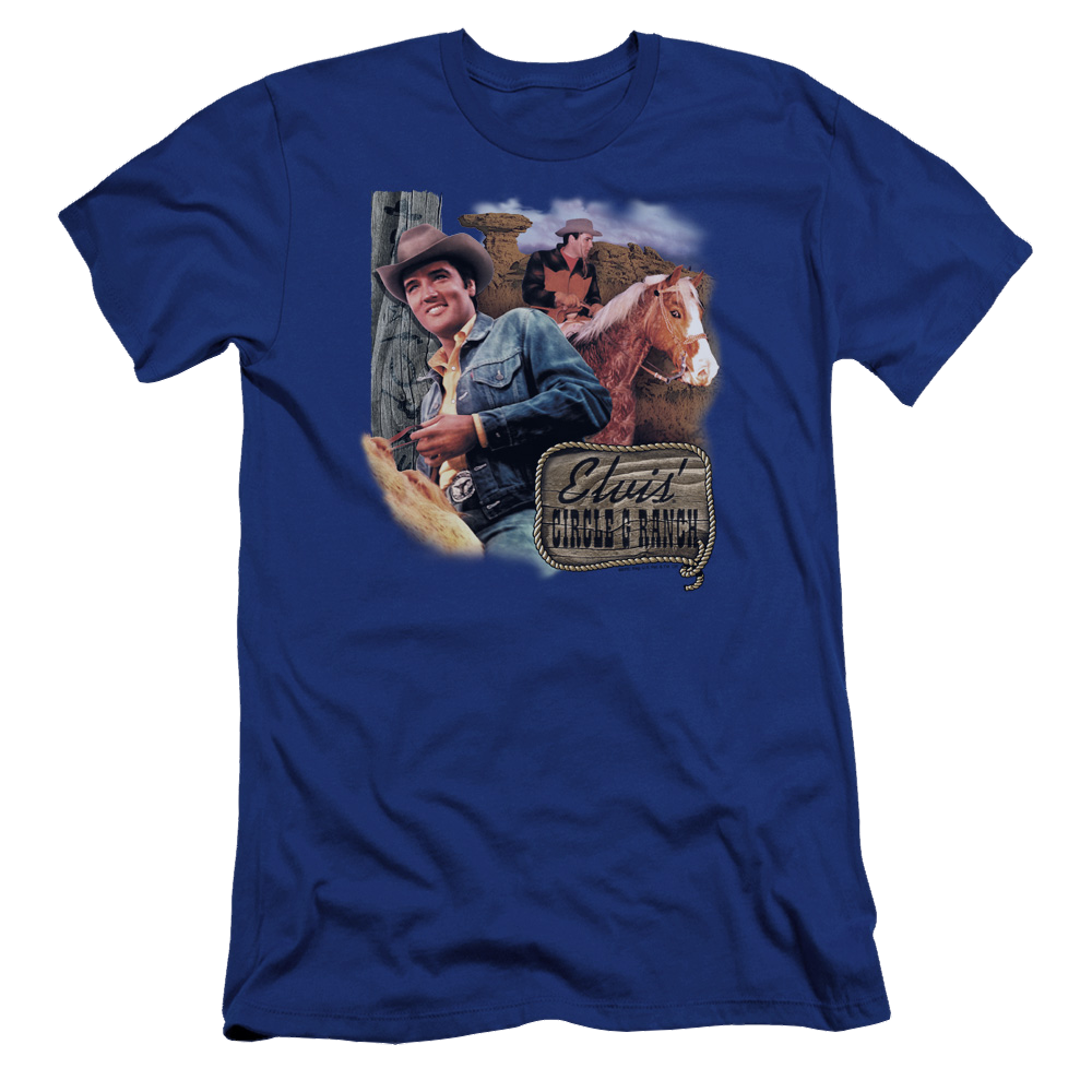 Elvis Presley Ranch - Men's Premium Slim Fit T-Shirt Men's Premium Slim Fit T-Shirt Elvis Presley