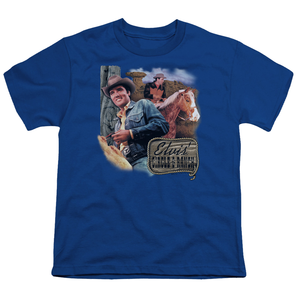 Elvis Presley Ranch - Youth T-Shirt (Ages 8-12) Youth T-Shirt (Ages 8-12) Elvis Presley