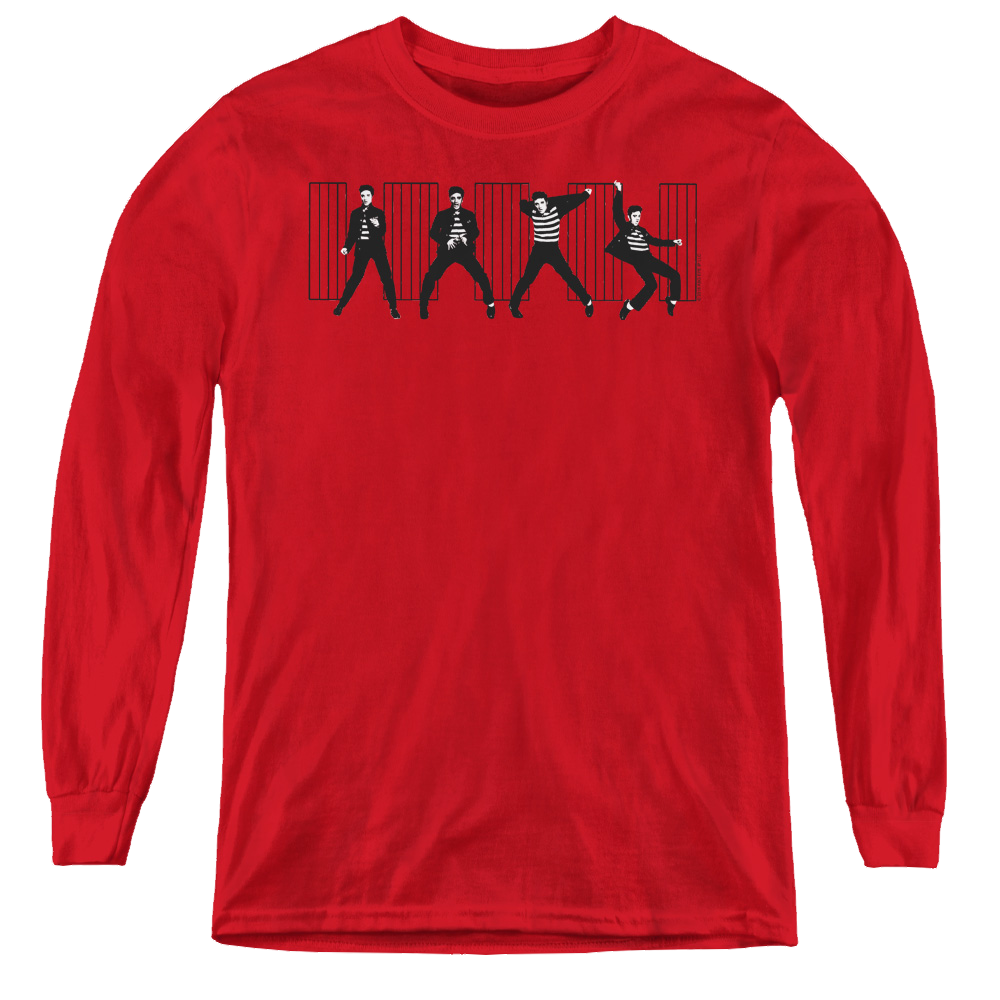 Elvis Presley Jailhouse Rock - Youth Long Sleeve T-Shirt Youth Long Sleeve T-Shirt Elvis Presley