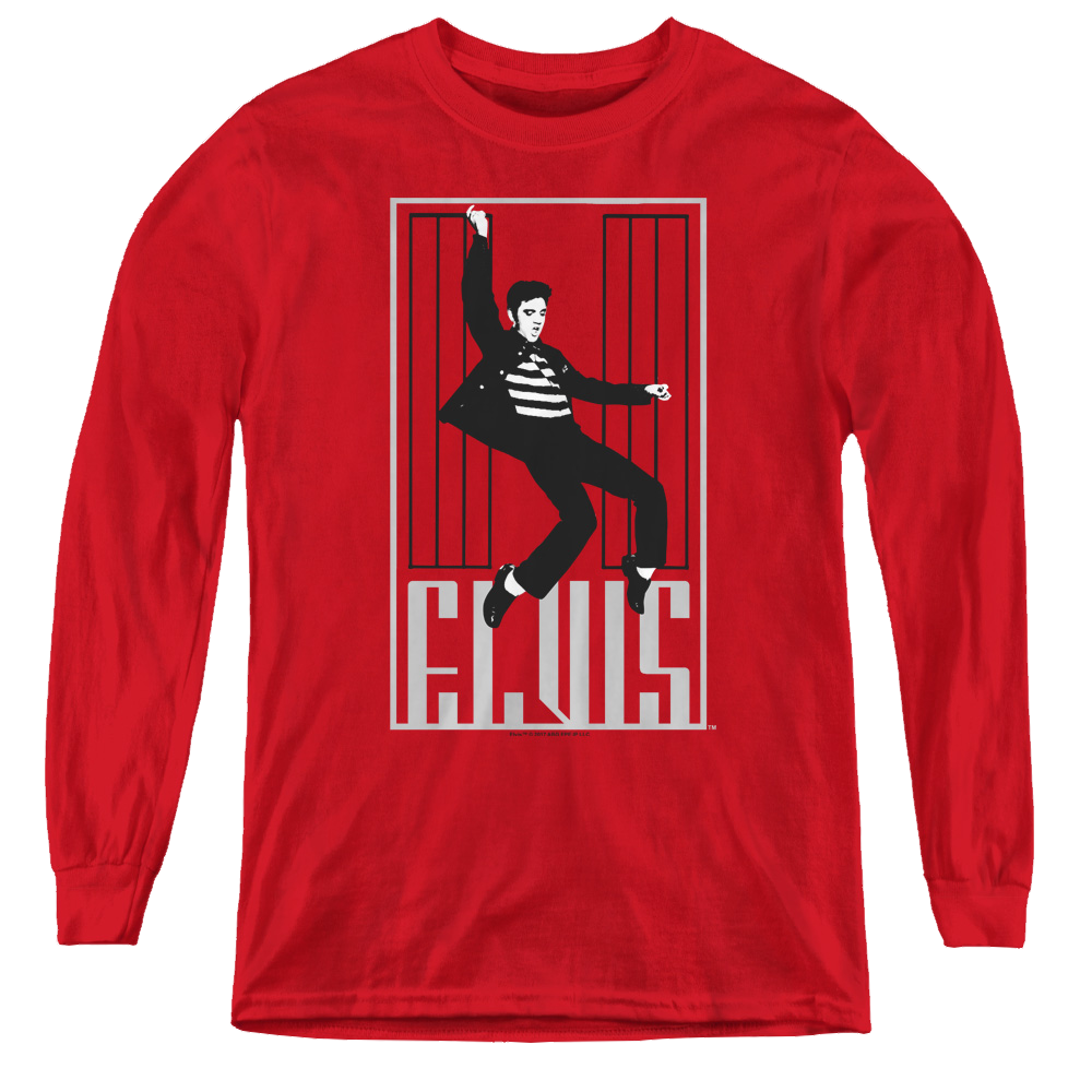 Elvis Presley One Jailhouse - Youth Long Sleeve T-Shirt Youth Long Sleeve T-Shirt Elvis Presley