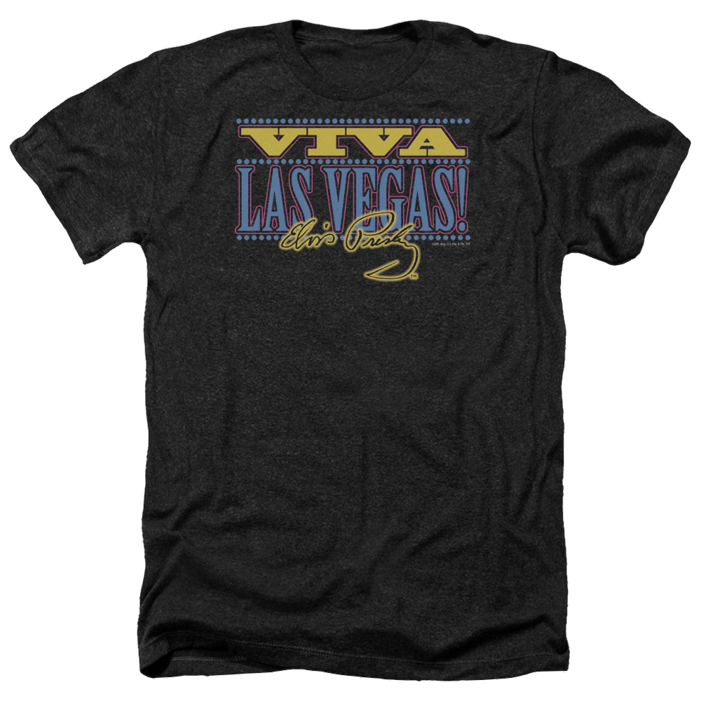 Elvis Presley Viva Las Vegas - Men's Heather T-Shirt Men's Heather T-Shirt Elvis Presley