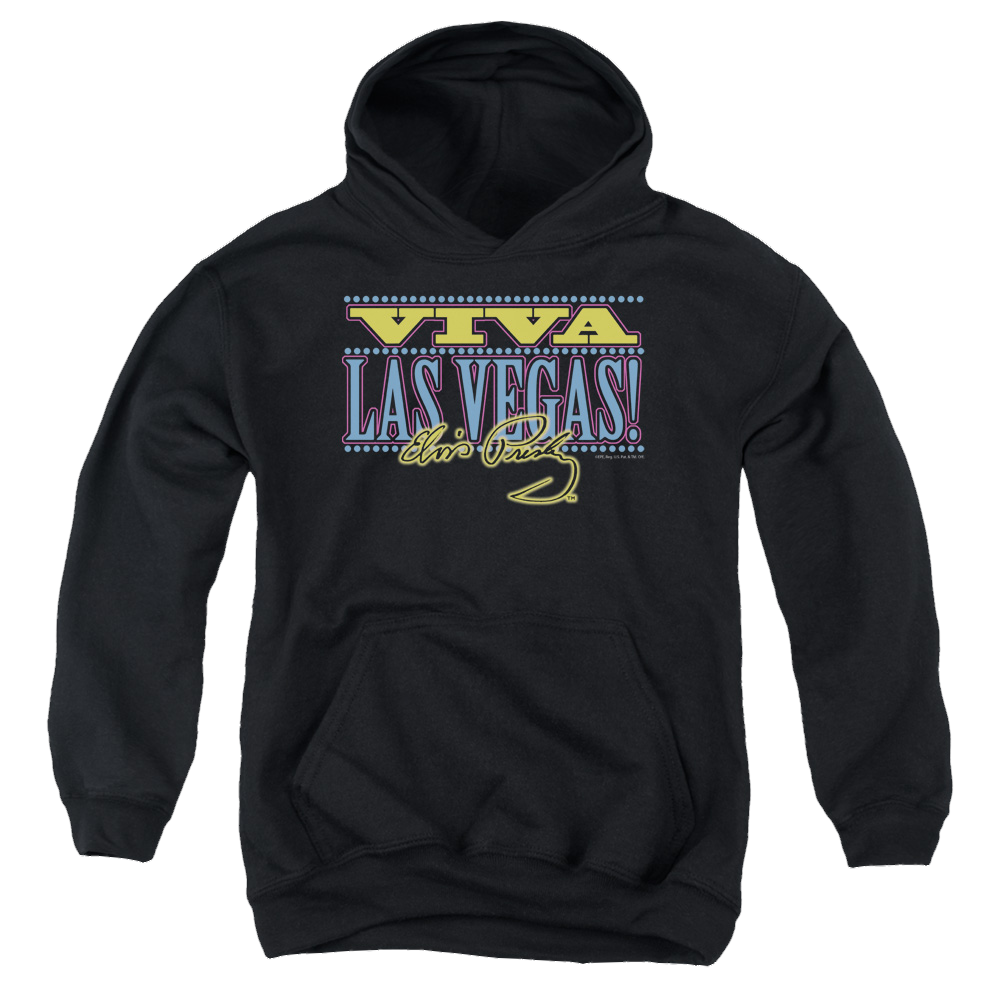 Elvis Presley Viva Las Vegas - Youth Hoodie (Ages 8-12) Youth Hoodie (Ages 8-12) Elvis Presley