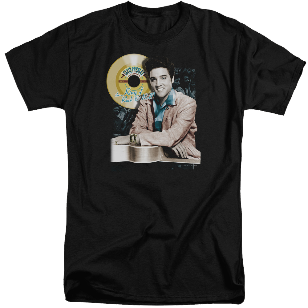 Elvis Presley Gold Record - Men's Tall Fit T-Shirt Men's Tall Fit T-Shirt Elvis Presley