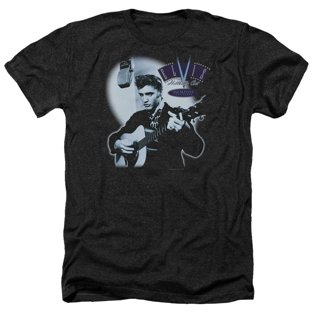 Elvis Presley Hillbilly Cat - Men's Heather T-Shirt Men's Heather T-Shirt Elvis Presley