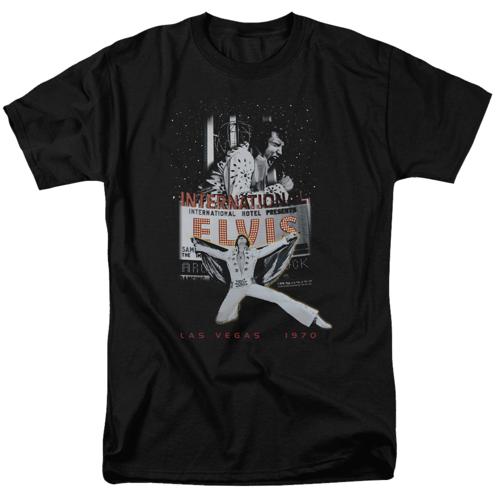 Elvis Presley Las Vegas - Men's Regular Fit T-Shirt Men's Regular Fit T-Shirt Elvis Presley