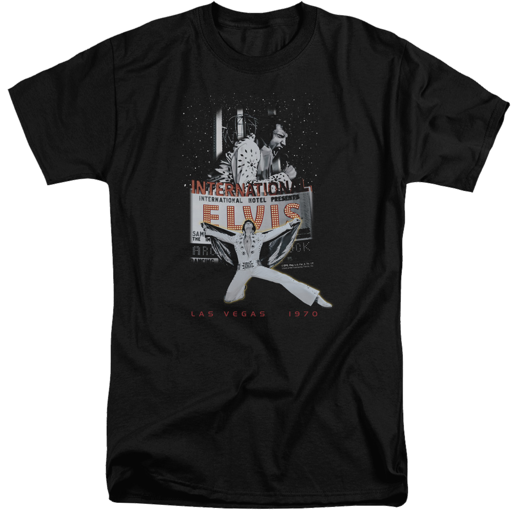 Elvis Presley Las Vegas - Men's Tall Fit T-Shirt Men's Tall Fit T-Shirt Elvis Presley