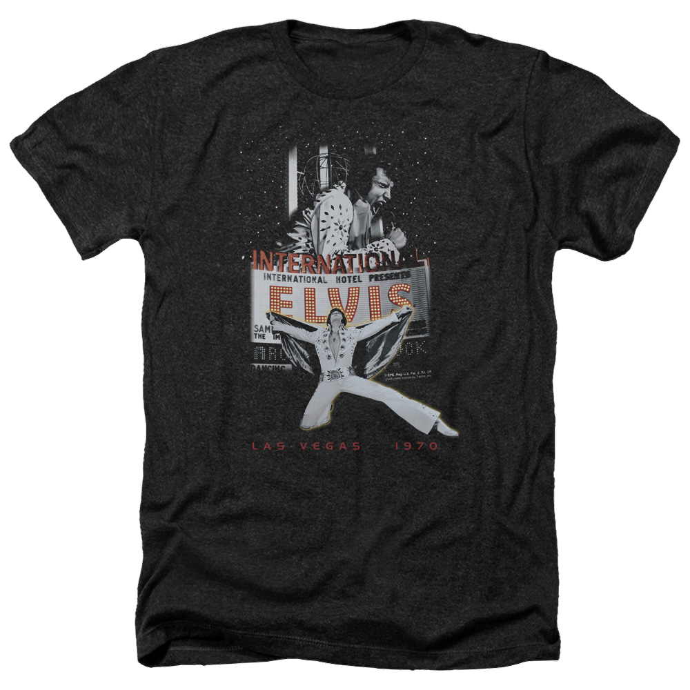 Elvis Presley Las Vegas - Men's Heather T-Shirt Men's Heather T-Shirt Elvis Presley