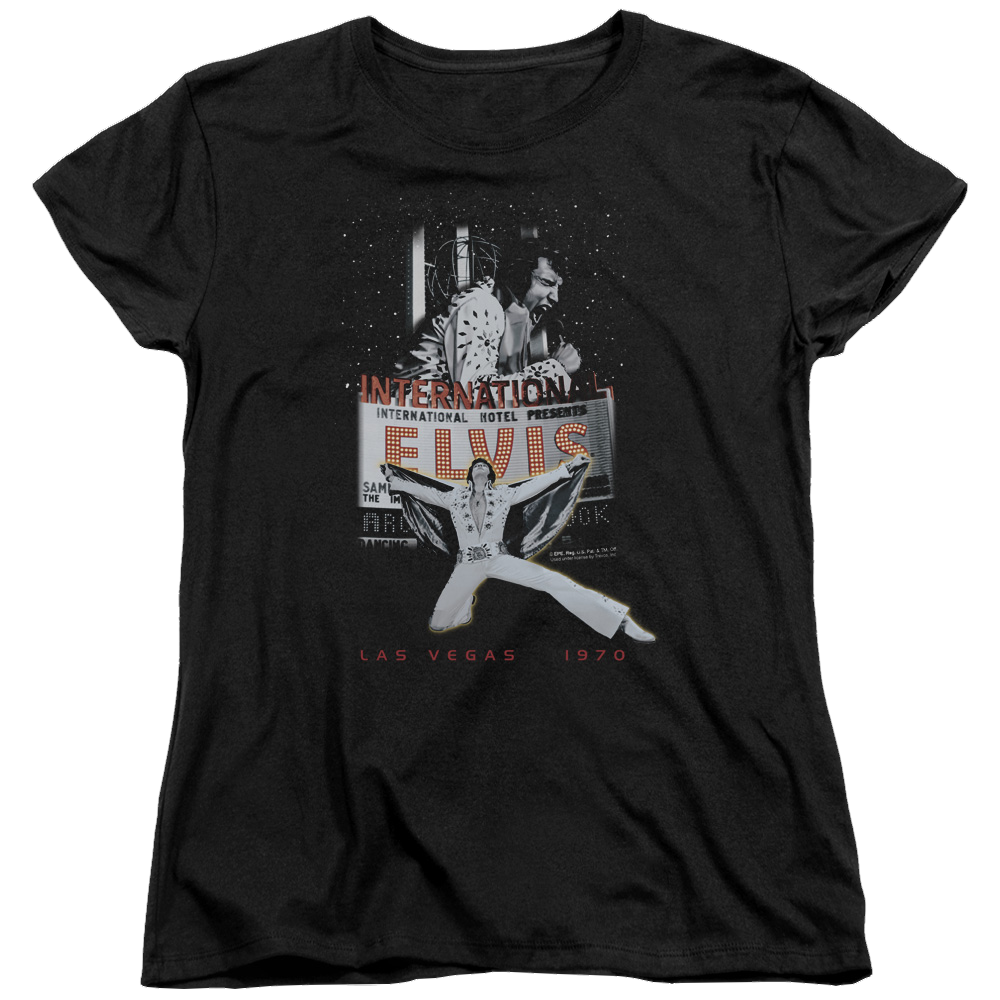 Elvis Presley Las Vegas - Women's T-Shirt Women's T-Shirt Elvis Presley