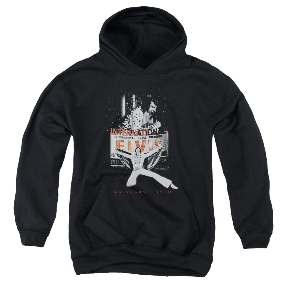 Elvis Presley Las Vegas - Youth Hoodie (Ages 8-12) Youth Hoodie (Ages 8-12) Elvis Presley