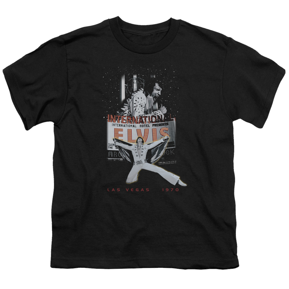 Elvis Presley Las Vegas - Youth T-Shirt (Ages 8-12) Youth T-Shirt (Ages 8-12) Elvis Presley