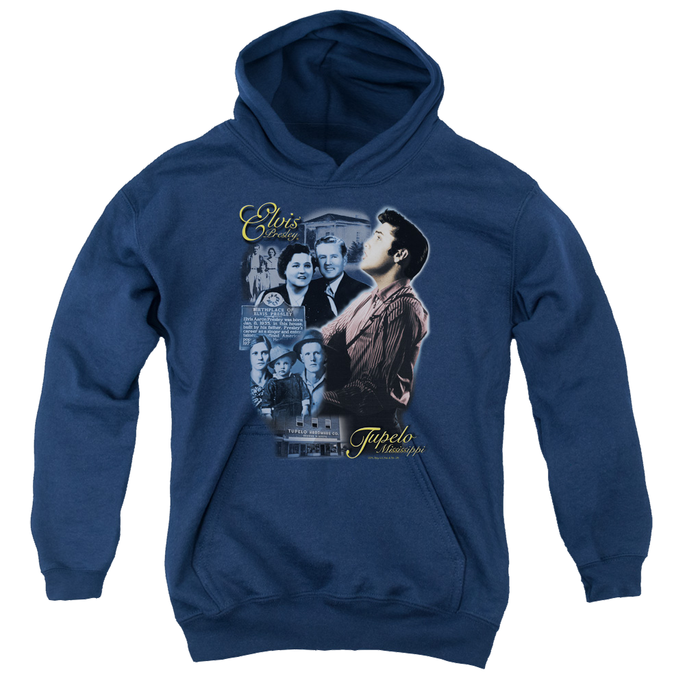 Elvis Presley Tupelo - Youth Hoodie (Ages 8-12) Youth Hoodie (Ages 8-12) Elvis Presley