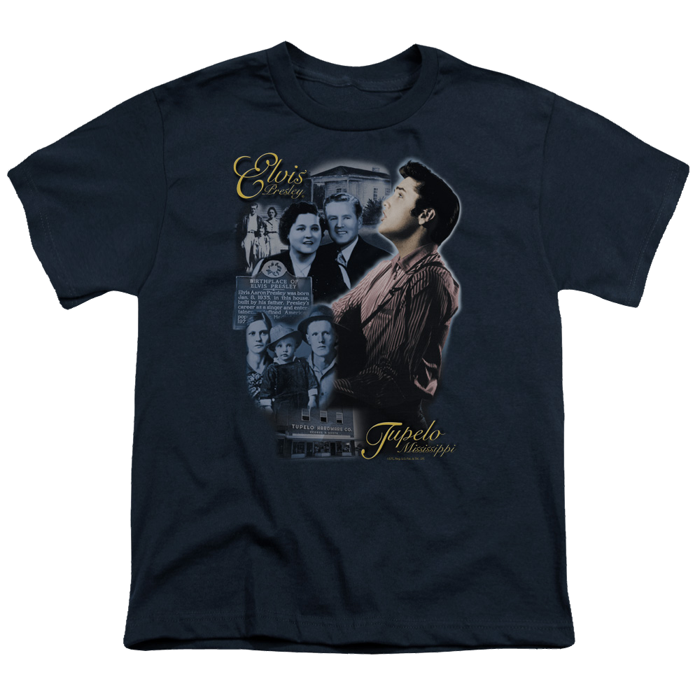 Elvis Presley Tupelo - Youth T-Shirt (Ages 8-12) Youth T-Shirt (Ages 8-12) Elvis Presley