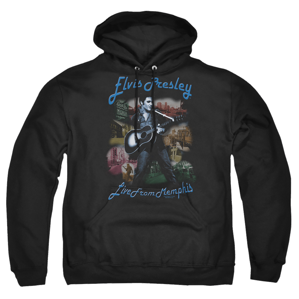 Elvis Presley Memphis - Pullover Hoodie Pullover Hoodie Elvis Presley